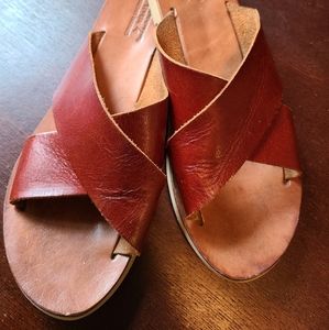 Genuine Leather Brown Sandals